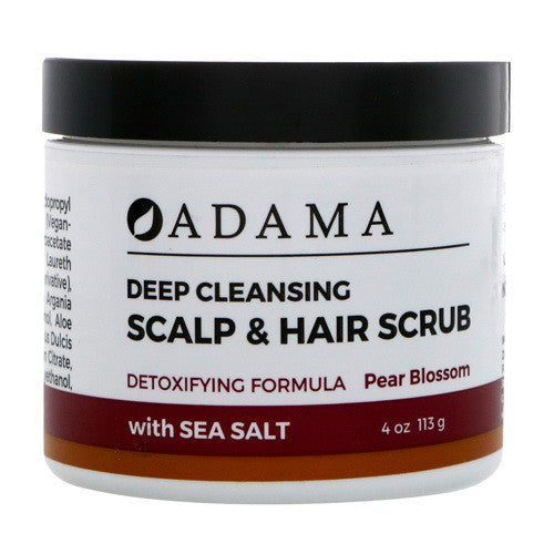 Zion Health Adama Deep Cleansing Scalp Hair Scrub, Pear Blossom, 4 Oz